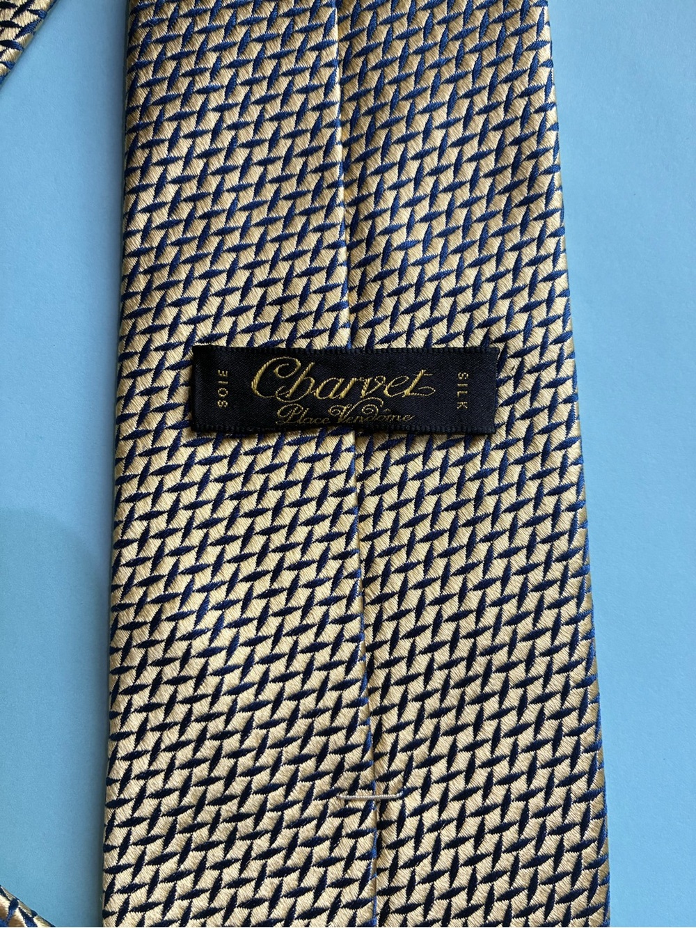 Charvet Tie in Cream color